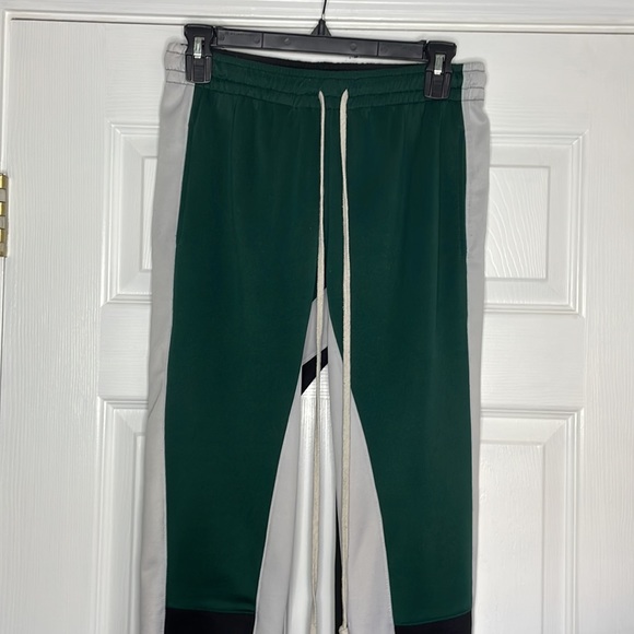 EPTM Men’s Color Block Jogger Slim Drawstring Track Pants Streetwear Trendy S - Picture 7 of 12